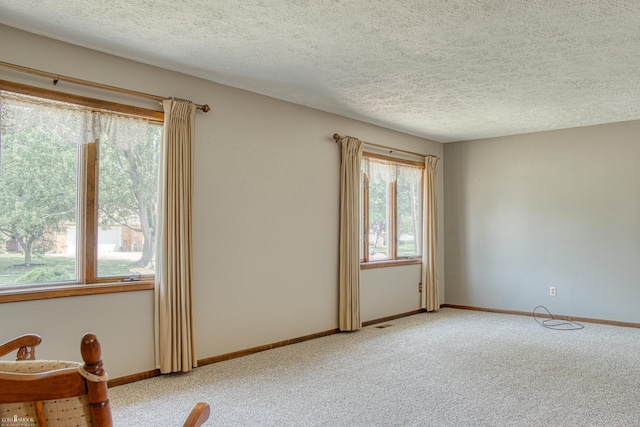 538 Dimmick St, Owosso, MI 48867 - carpeted empty room with a textured ceiling and baseboards