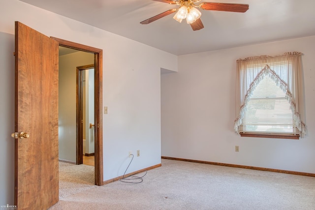 538 Dimmick St, Owosso, MI 48867 - spare room with carpet and a ceiling fan