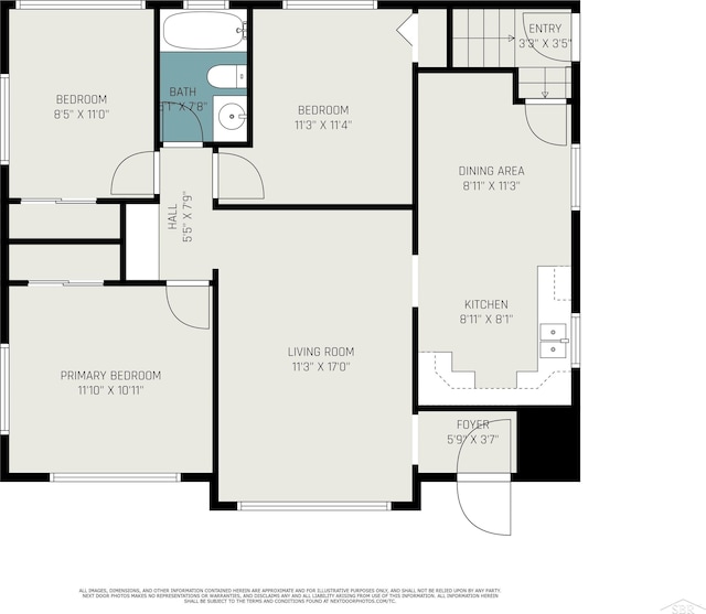 2411 Sheridan Ave, Saginaw, MI 48601 - view of floor plan / room layout
