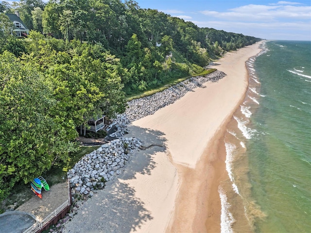 7251 Beverly Dr, South Haven, MI 49090 - bird's eye view of expansive beach