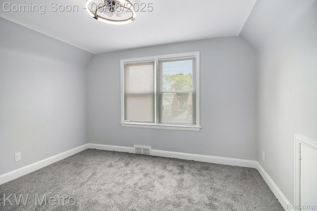18504 Sussex St, Detroit, MI 48235 - additional living space featuring carpet and lofted ceiling