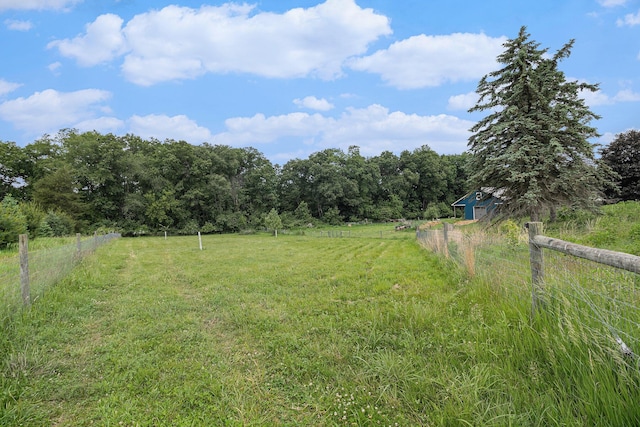 8175 Chamberlin Rd, Dexter, MI 48130 - view of yard featuring a rural view and a view of trees