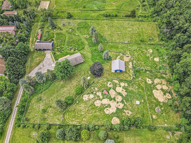 8175 Chamberlin Rd, Dexter, MI 48130 - aerial overview of property's location featuring rural landscape