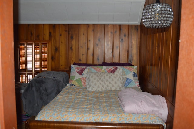 517 Winchester Ave, Saint Joseph, MI 49085 - bedroom with wooden walls