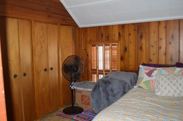 517 Winchester Ave, Saint Joseph, MI 49085 - bedroom featuring wood walls