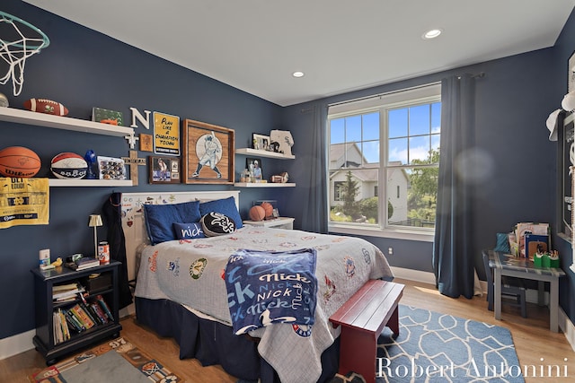 3794 Lake Birch St NE, Grand Rapids, MI 49525 - bedroom featuring wood finished floors and recessed lighting