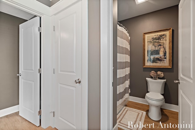 3794 Lake Birch St NE, Grand Rapids, MI 49525 - full bathroom with wood finished floors and a shower with curtain