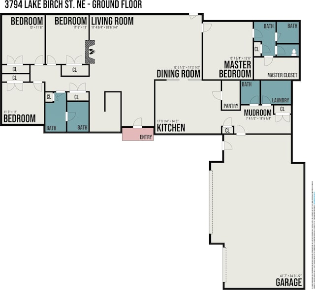 3794 Lake Birch St NE, Grand Rapids, MI 49525 - view of home floor plan