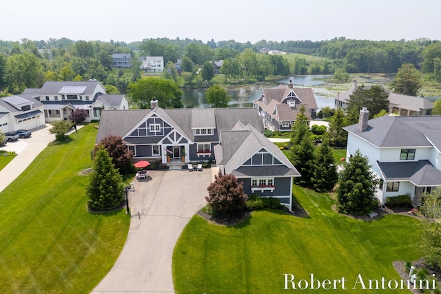 3794 Lake Birch St NE, Grand Rapids, MI 49525 - aerial perspective of suburban area with a large body of water