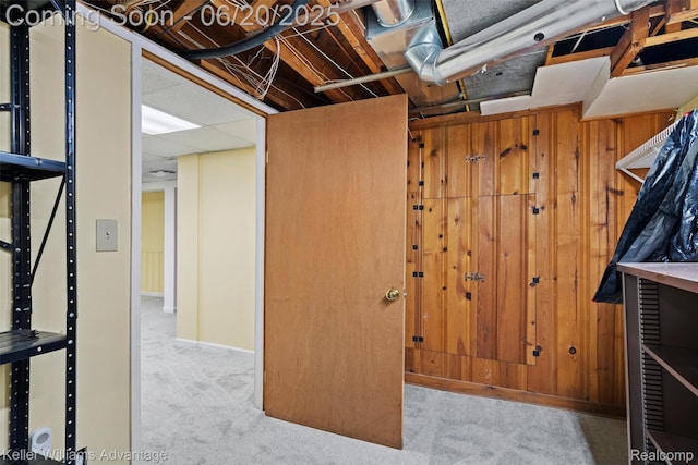 34030 Hampshire St, Livonia, MI 48154 - basement with carpet and baseboards