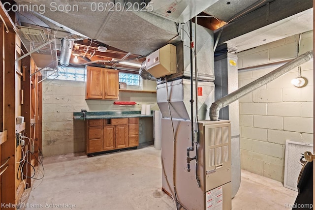 34030 Hampshire St, Livonia, MI 48154 - below grade area with heating unit