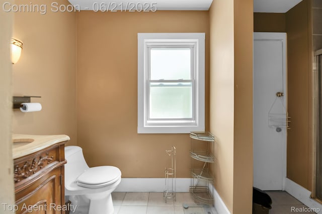 136 Alice Ave, Bloomfield Hills, MI 48302 - full bathroom featuring vanity, tile patterned floors, and a shower