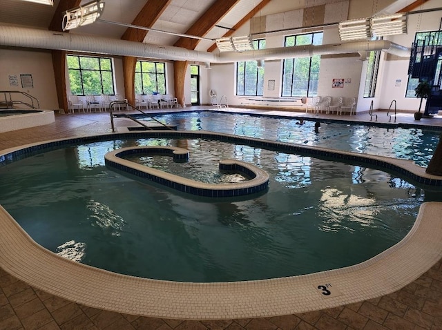 8456 Torreyhill Ct, Elmira, MI 49730 - view of indoor pool