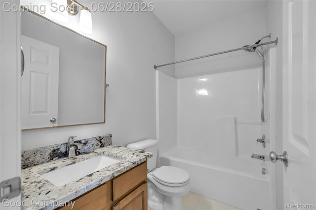 41606 Hamlet Ln, Novi, MI 48375 - full bathroom featuring vanity and shower / tub combination
