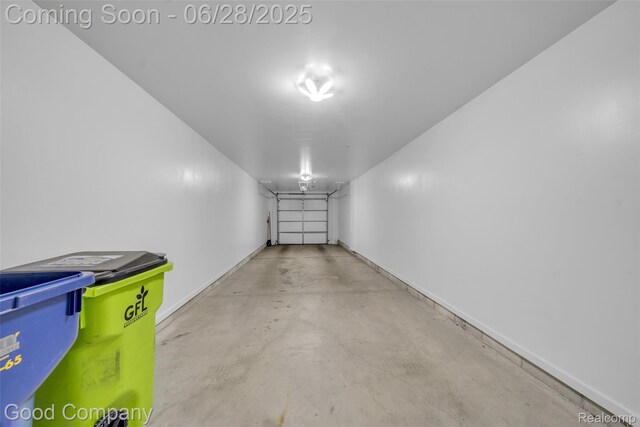 41606 Hamlet Ln, Novi, MI 48375 - garage featuring baseboards
