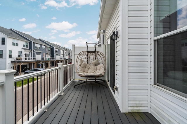 2949 Aughton Rd, Ann Arbor, MI 48105 - deck with a residential view