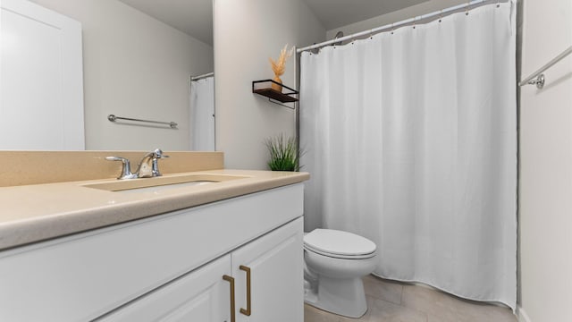 2949 Aughton Rd, Ann Arbor, MI 48105 - bathroom with vanity, tile patterned flooring, and curtained shower