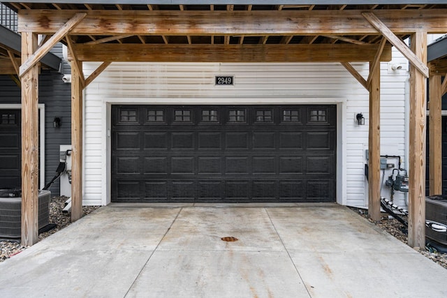 2949 Aughton Rd, Ann Arbor, MI 48105 - garage featuring concrete driveway
