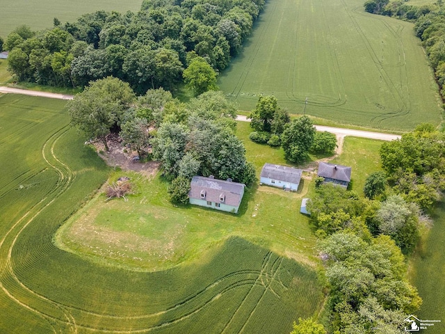 15000 Minx Rd, Monroe, MI 48161 - aerial view of sparsely populated area with rows of crops