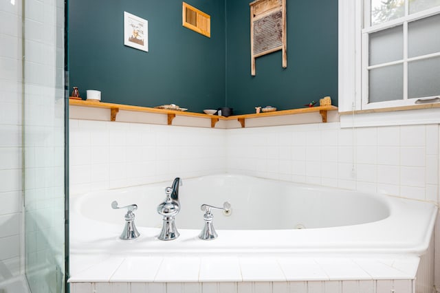 1208 Whittier Rd, Ypsilanti, MI 48197 - full bathroom with a tub with jets