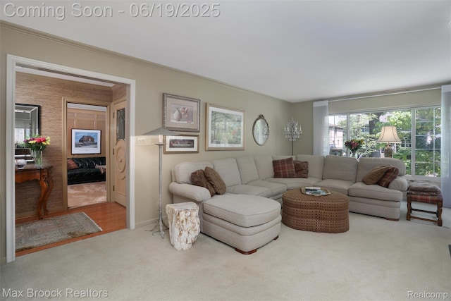 25845 Salem Rd, Huntington Woods, MI 48070 - view of carpeted living room