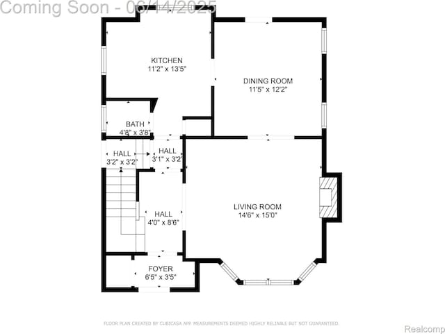 16136 Whitcomb St, Detroit, MI 48235 - view of property floor plan