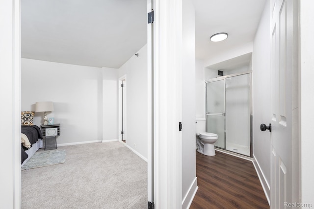 5000 Town Ctr Unit 2001, Southfield, MI 48075 - bathroom with toilet and a shower stall