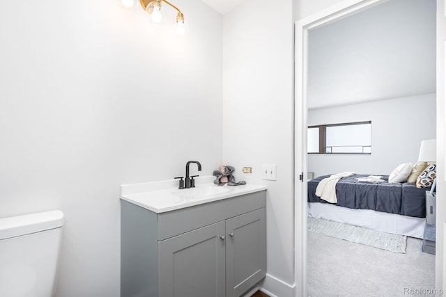 5000 Town Ctr Unit 2001, Southfield, MI 48075 - ensuite bathroom featuring vanity and toilet
