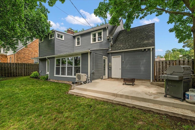 1115 Keneberry Way SE, East Grand Rapids, MI 49506 - rear view of property with a patio and a fenced backyard