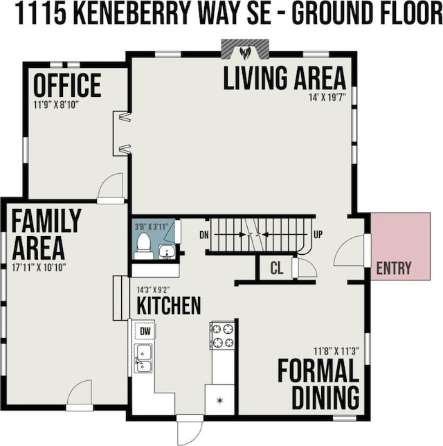 1115 Keneberry Way SE, East Grand Rapids, MI 49506 - view of floor plan / room layout