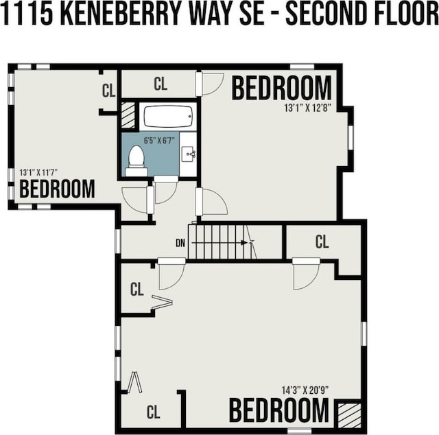 1115 Keneberry Way SE, East Grand Rapids, MI 49506 - view of room layout