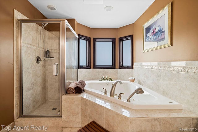 13205 Van Pamel Dr, Shelby Twp, MI 48315 - full bath with a bath and a shower stall