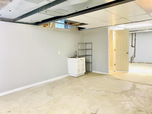 1924 Savannah Ln, Ypsilanti, MI 48198 - below grade area with baseboards