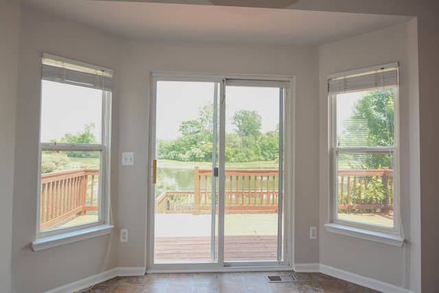 1924 Savannah Ln, Ypsilanti, MI 48198 - entryway featuring healthy amount of natural light and light tile patterned floors