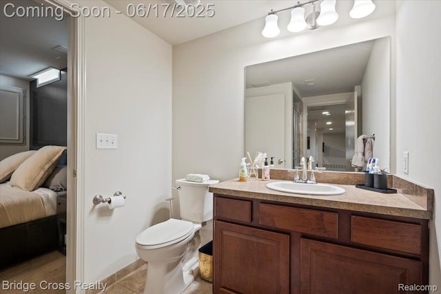 22025 Orchard Way, Beverly Hills, MI 48025 - bathroom with vanity, ensuite bathroom, and tile patterned flooring