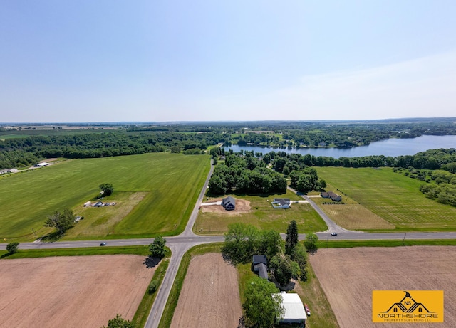 3973 W Harrison Rd, Hart, MI 49420 - aerial overview of property's location with a nearby body of water
