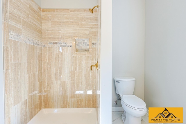 3973 W Harrison Rd, Hart, MI 49420 - full bath featuring toilet and tiled shower