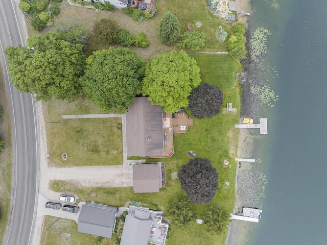 13278 W Stanton Rd, Trufant, MI 49347 - aerial view of property's location with a large body of water