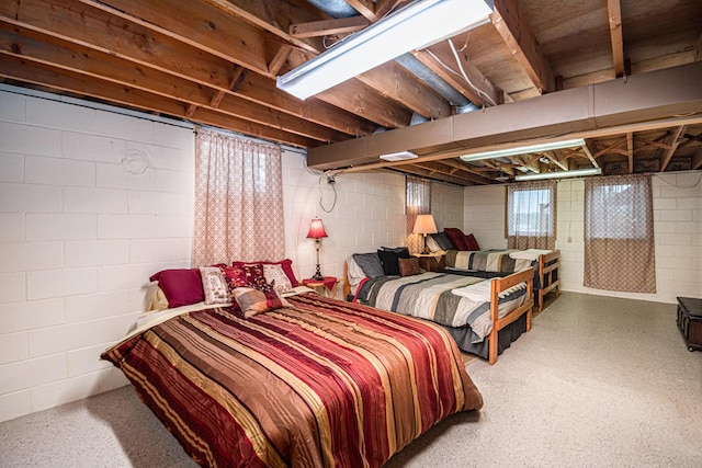 13278 W Stanton Rd, Trufant, MI 49347 - bedroom with speckled floor
