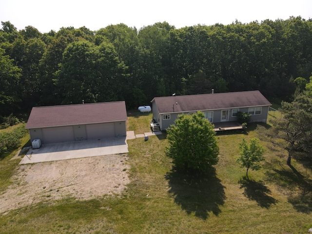 143 Tree Stand Rd, Rose City, MI 48654 - view of subject property featuring a heavily wooded area
