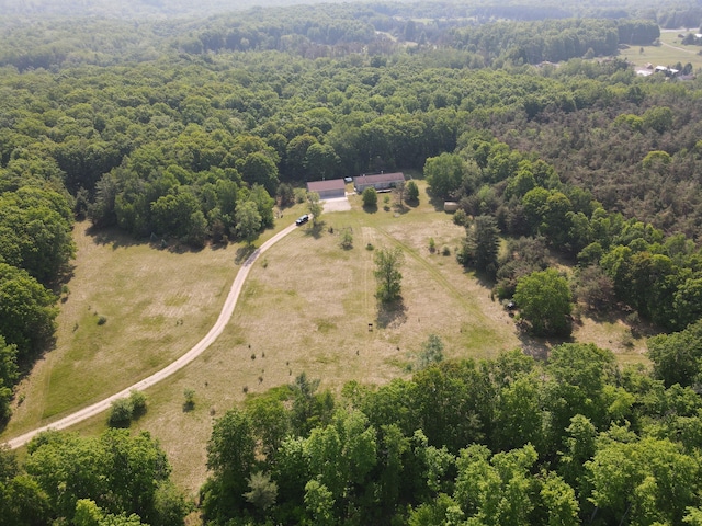 143 Tree Stand Rd, Rose City, MI 48654 - overview of rural landscape with a forest