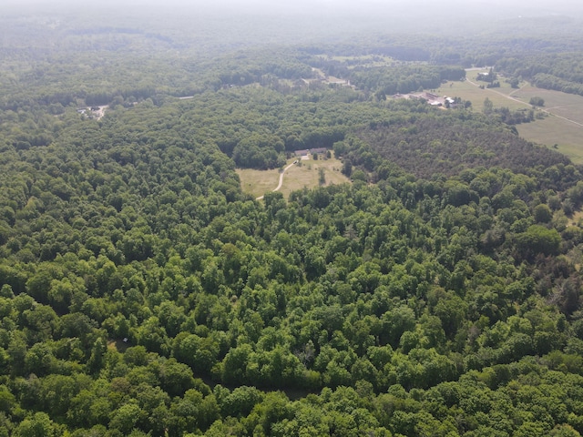 143 Tree Stand Rd, Rose City, MI 48654 - bird's eye view of a heavily wooded area
