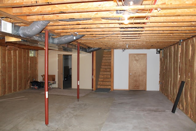 143 Tree Stand Rd, Rose City, MI 48654 - view of unfinished basement