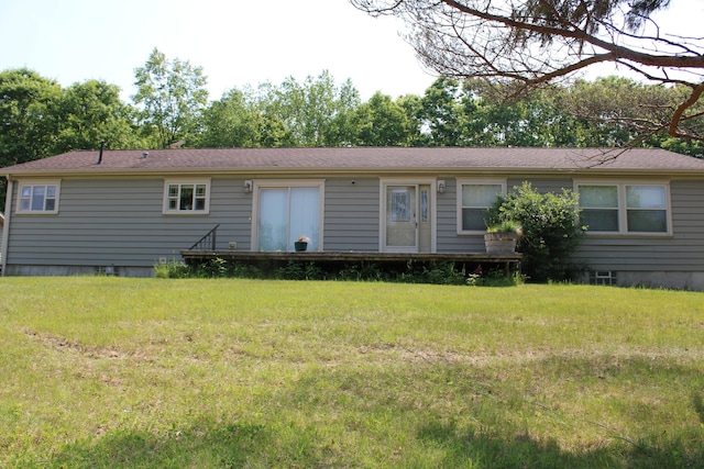 143 Tree Stand Rd, Rose City, MI 48654 - view of front of property with a front lawn