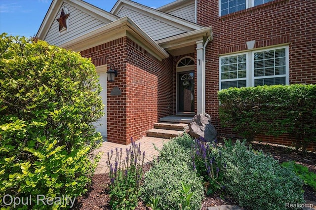1978 Frances Way, Ypsilanti, MI 48198 - doorway to property with brick siding