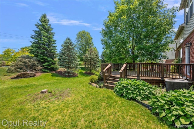 1978 Frances Way, Ypsilanti, MI 48198 - view of green lawn with a deck