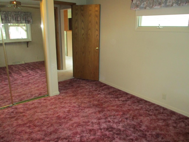 507 Mackinaw St, Durand, MI 48429 - spare room with carpet floors and ceiling fan