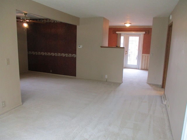 507 Mackinaw St, Durand, MI 48429 - carpeted empty room featuring ceiling fan