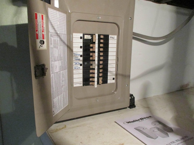 507 Mackinaw St, Durand, MI 48429 - utility room with electric panel