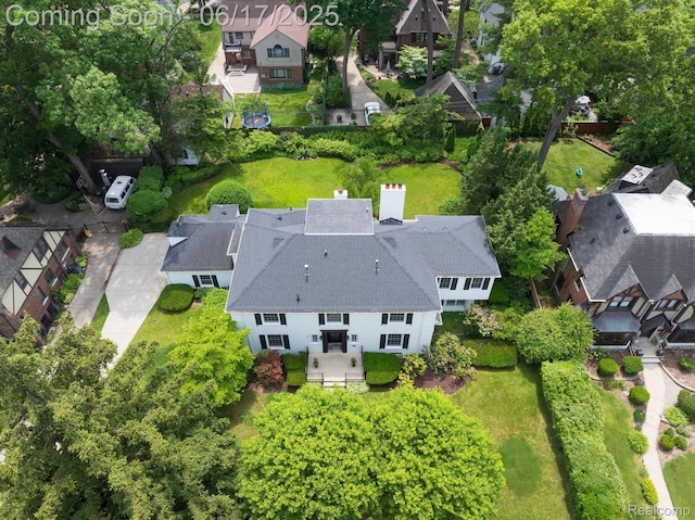 33 Oxford Blvd, Pleasant Ridge, MI 48069 - aerial view of residential area